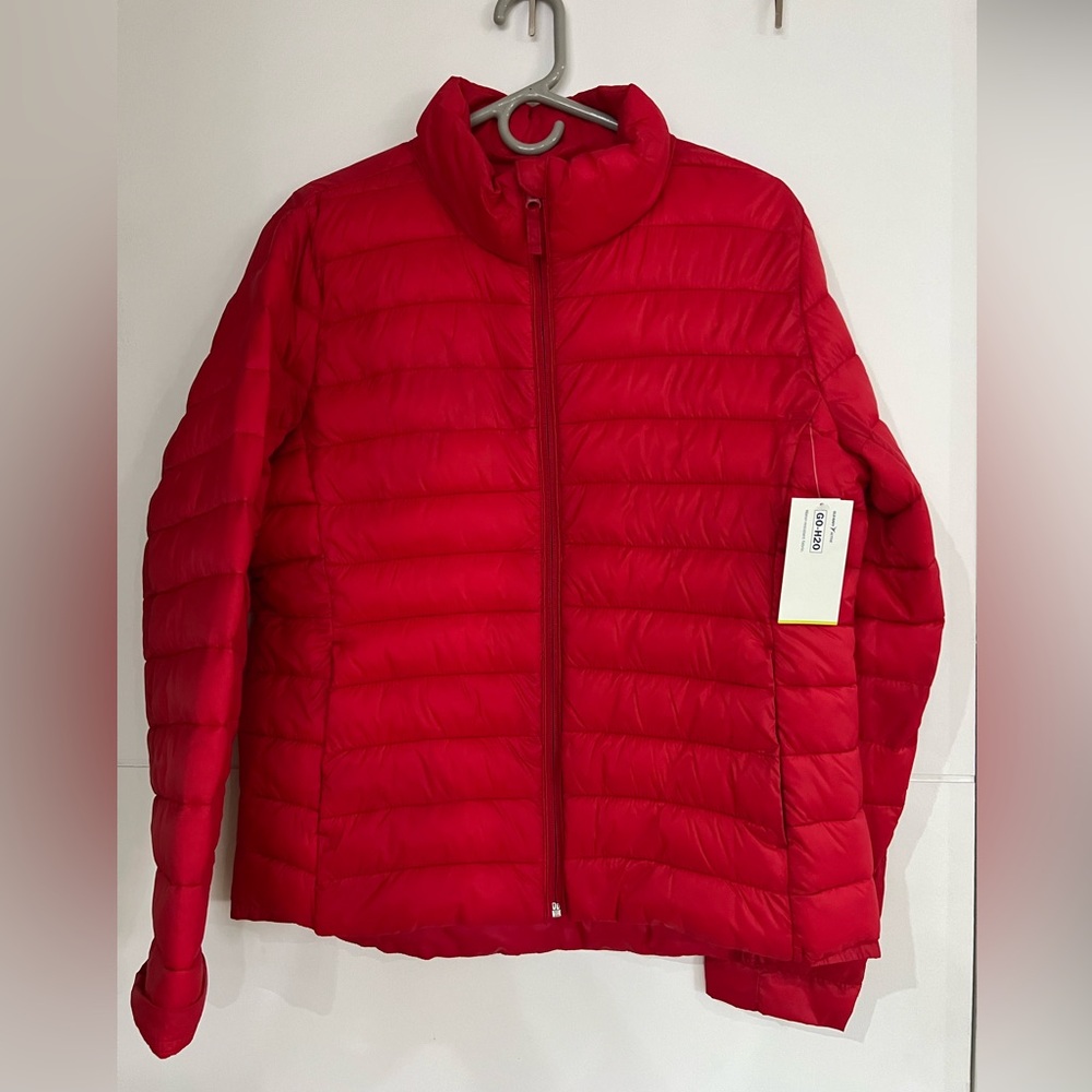 BNWT women’s red old navy, L, go-h20, water resistant, light, puffer jacket.